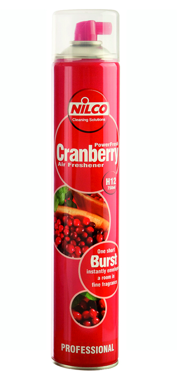 Osvěžovač vzduchu Nilco Powerfresh Cranberry, sprej 750 ml