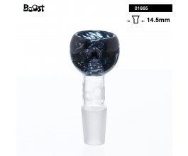 Skleněný kotlík k bongu Boost, černý, 14.5mm