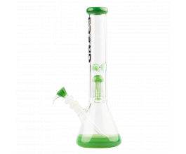 Skleněný bong Grace Glass Limited Edition Green Beaker Bong , zelený, 37cm