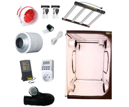 Sunpro kit HITTER 300W, 2,7 umol/J - Climabox White 100x100x200cm