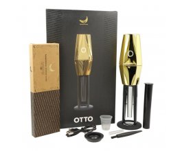 Otto Grinder - elektronická drtička s baličkou Banana Bros, zlatá