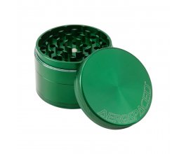 Čtyřdílná drtička Aerospaced by Higher Standards, 63mm, zelená