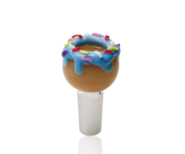 Skleněný artový nástavec Bowl Piece - Donut, 1ks