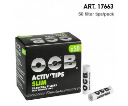 Filtry OCB Active tips 7mm, 50ks v balení | box 10ks