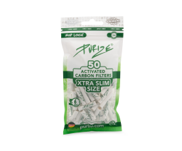 PURIZE® uhlíkové filtry - XTRA Slim Size, sáček 50 ks, bílá