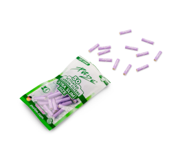 PURIZE® uhlíkové filtry - XTRA Slim Size, sáček 50 ks, fialová