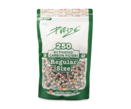 PURIZE® uhlíkové filtry - Regular Size, sáček 250 ks, mix barev