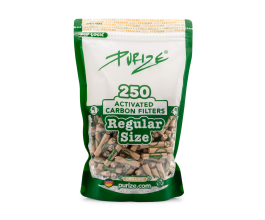 PURIZE® uhlíkové filtry - Regular Size, sáček 250 ks, organické
