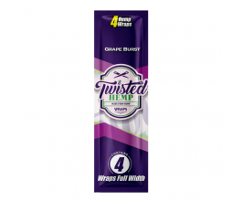 Twisted Hemp Wraps, Grape Burst, 4 ks / bal.
