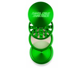 Čtyřdílná drtička Santa Cruz Shredder, 70mm, zelená