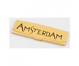 Obal na King size papírky Amsterdam zlatý