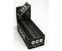Papírky OCB Premium Black King Size, 32ks v balení | box 50ks