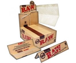 Papírky RAW ORGANIC King Size SLIM 32ks v balení | box 50ks