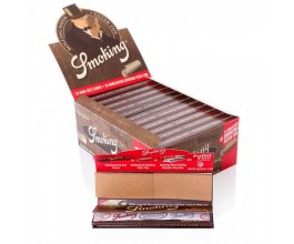 Set SMOKING BROWN – papírky a filtry, 33ks v balení | box 24ks