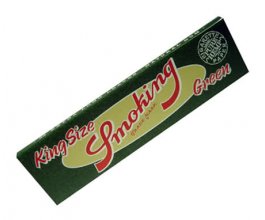 Papírky SMOKING GREEN King Size, 33ks v balení