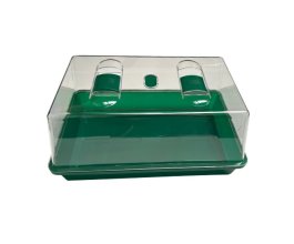 Plastový skleník FAIR PROPAGATOR s ventilací, 38x25x19cm