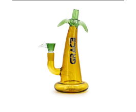 Skleněný Bong Grace Glass, Yellow Palm Tree,  27 cm, 1 ks