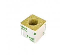 GRODAN pěstební kostka malá, 75x75x65mm, s velkou dírou