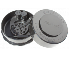 TightVac GrinderVac podtlaková přenoska s drtičkou, 70 ml, černá