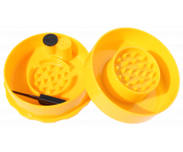 Tightvac GrinderVac podtlaková přenoska s drtičkou, 70 ml, žlutá
