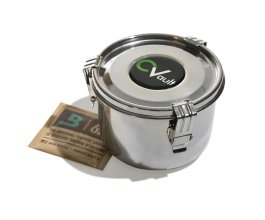 Boveda Cvault™ M - nerezová vzduchotěsná dóza, kapacita  28 g