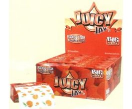 Papírky Juicy Jay's Rolls, Broskev, 5m v balení | box 24ks