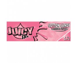 Juicy Jay's ochucené krátké papírky, Cotton candy, 32Ks/bal.