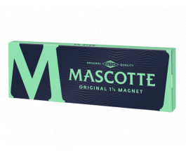 Papírky Mascotte Original 1 1/4, krátké, bílé, 50ks v balení s magnetem