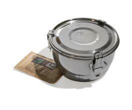 Boveda Cvault™ 2L –  nerezová vzduchotěsná dóza, kapacita 115 g