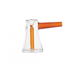 Skleněný minibong MJ Arsenal Vulkan Bubbler Amber, oranžový