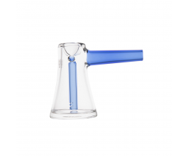 Skleněný minibong MJ Arsenal Vulkan Bubbler Azure, modrý