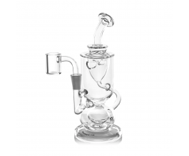 Skleněný minibong MJ Arsenal Titan Dab Rig, čirý