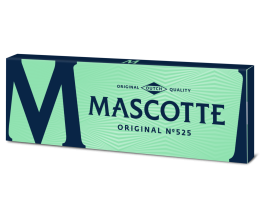 Papírky Mascotte Original Slim 66, krátké, úzké, bílé, 66ks v balení