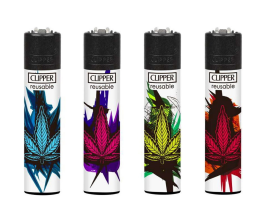 Zapalovač Clipper, Artistic Leaves | box 48 ks