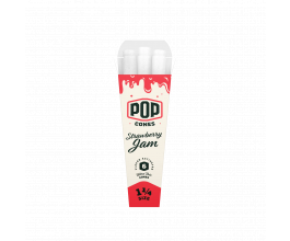 POP Cones 1 1/4 size, Strawberry Jam, 6 ks / bal.