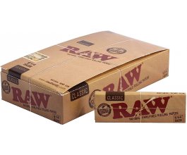 Papírky RAW 1 1/4 krátké, 50ks v balení | box 24 ks