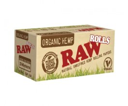 Rolovací papírky RAW ORGANIC ROLLS, 5 m v balení, 1 ks