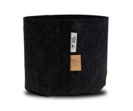 ROOT POUCH BLACK - Textilní květináč, 16l