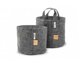 ROOT POUCH GREY - Textilní květináč, 22l