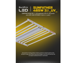 Sunpro SUNFATHER 465W -3.1 UV- LED
