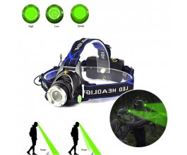 SunPro Green LED Headlamp - čelovka zelená
