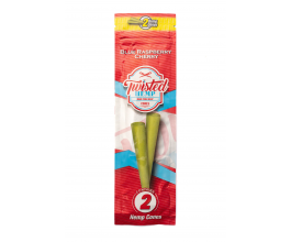 Twisted Hemp Cone, Blue Raspberry Cherry, 2 ks / bal.