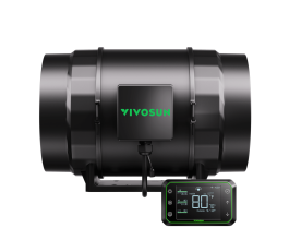 VIVOSUN AeroZesh S8 Inteligentní Inline ventilátor 200mm/1410m3/h