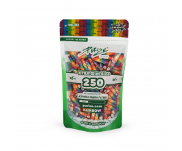PURIZE® uhlíkové filtry - XTRA Slim Size, sáček 250 ks, duhová