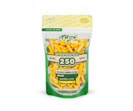 PURIZE® uhlíkové filtry - XTRA Slim Size, sáček 250 ks, žlutá
