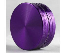 Dvoudílná drtička malá, kovová, magnetická 50mm, fialová