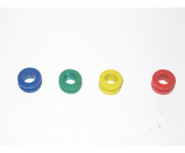 Těsnění k bongům barevná (žlutá, zelená, modrá, červená)