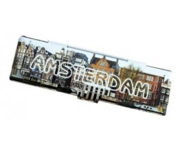 Obal na King Size papírky - Amsterdam, baráčky