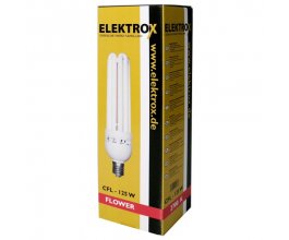 Úsporná CFL lampa ELEKTROX 125W, na květ