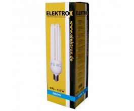 Úsporná CFL lampa ELEKTROX 125W, na růst